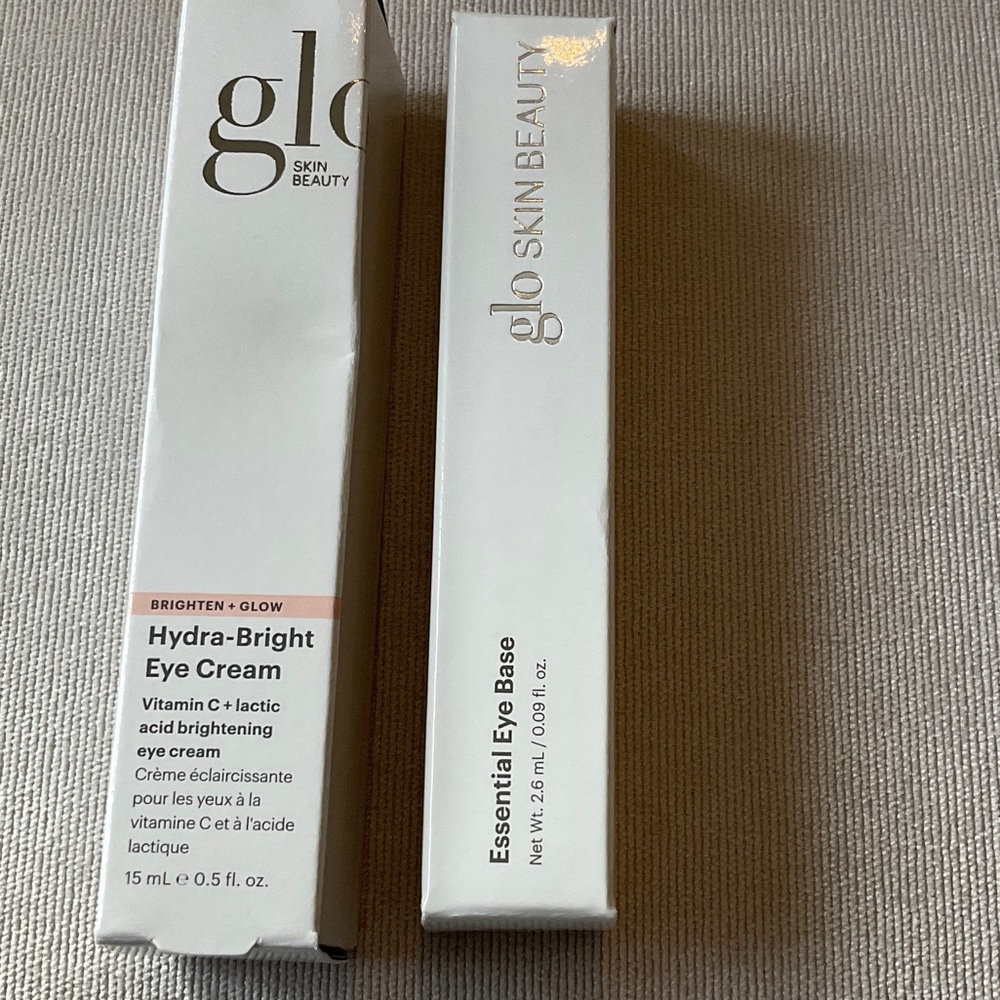 Glo Skin Beauty Hydra-Bright Eye Cream & Essential Eye Base Duo
